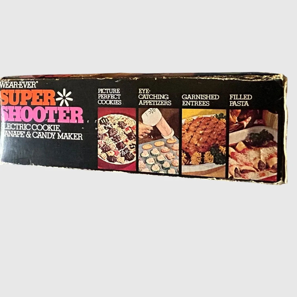 Vintage Wear-Ever Super Shooter Electric Cookie Canape Candy Maker PS-7204 Boxed